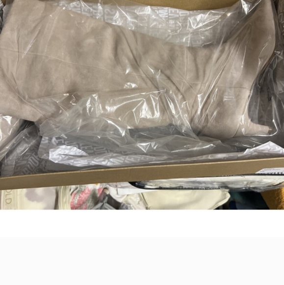 New! Steve Madden Dagne Boot Taupe Suede/Leather Woman's Knee High Boots Size8.5 - Picture 4 of 7